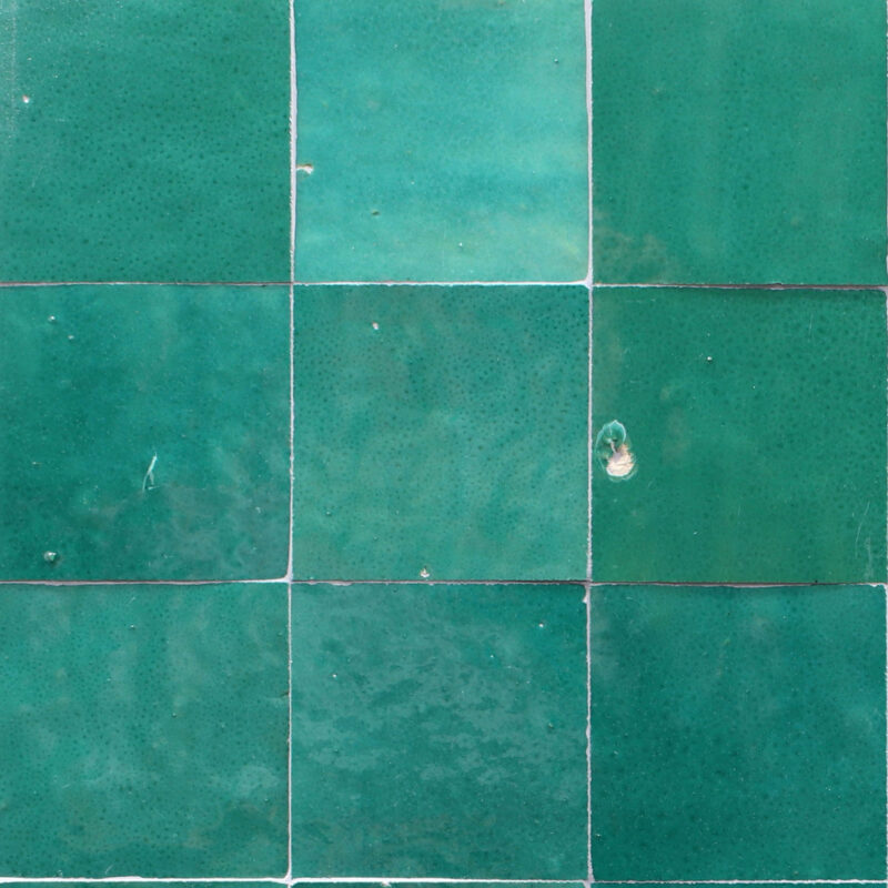 Zellige – Verde 4×4 – GRAMAR